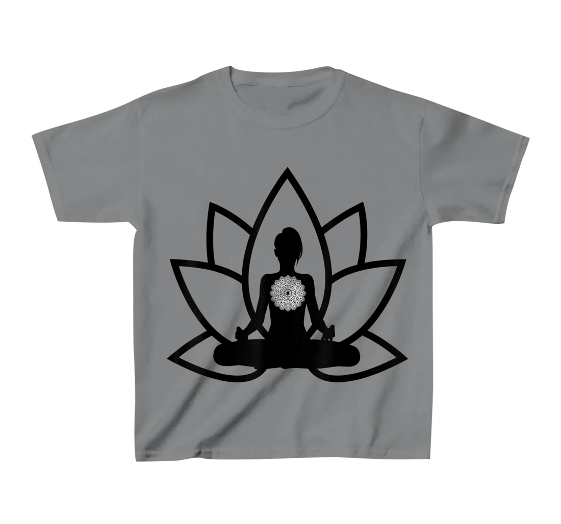 Womens Peace & Meditation Pose T-Shirt, Kid T-Shirt and Women T-Shirt