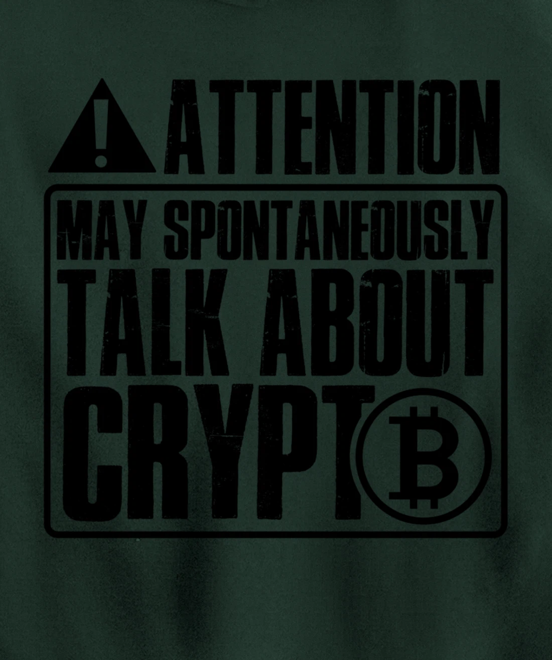 Funny may spontaneously talk about crypto Pullover Hoodie