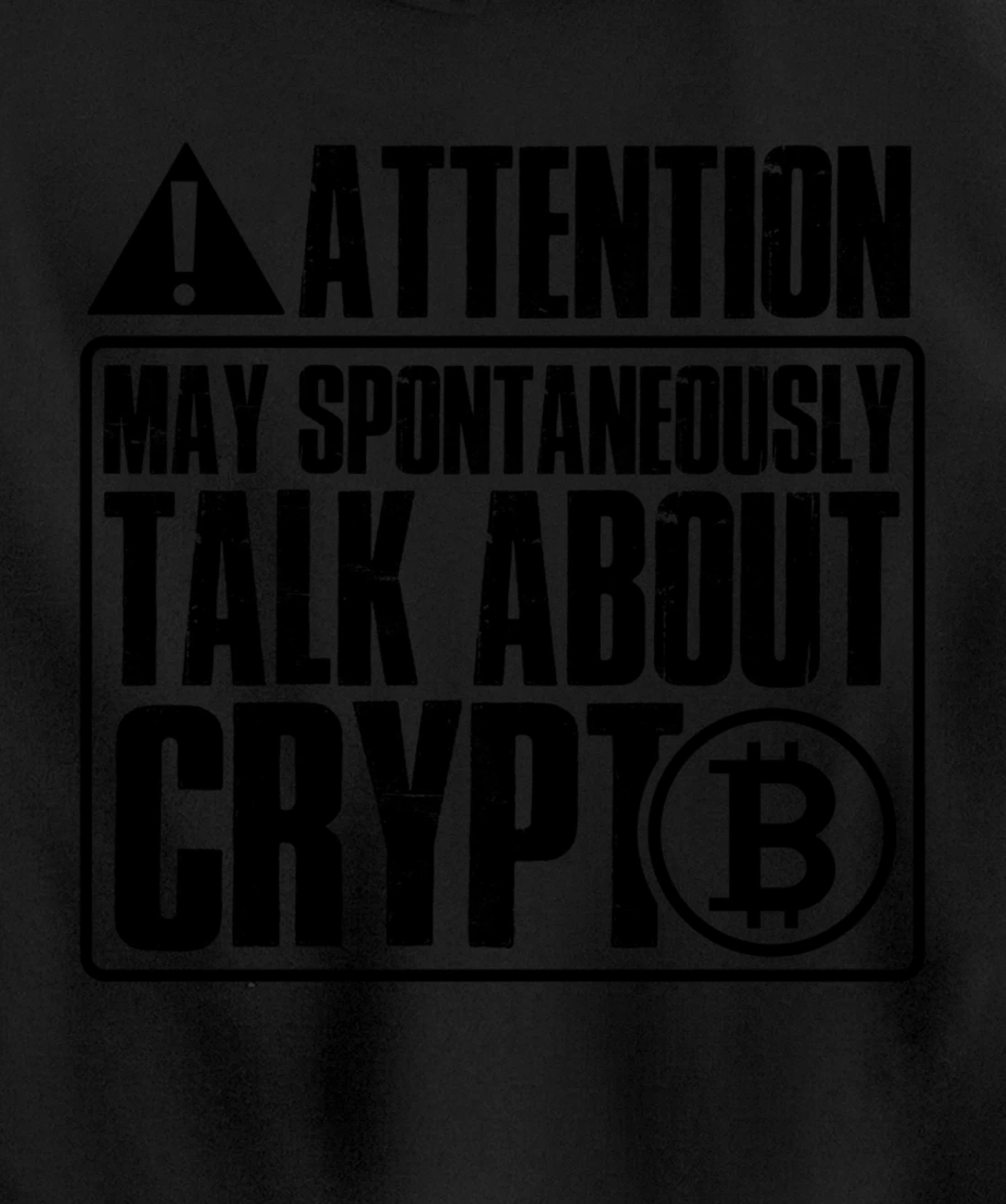 Funny may spontaneously talk about crypto Pullover Hoodie