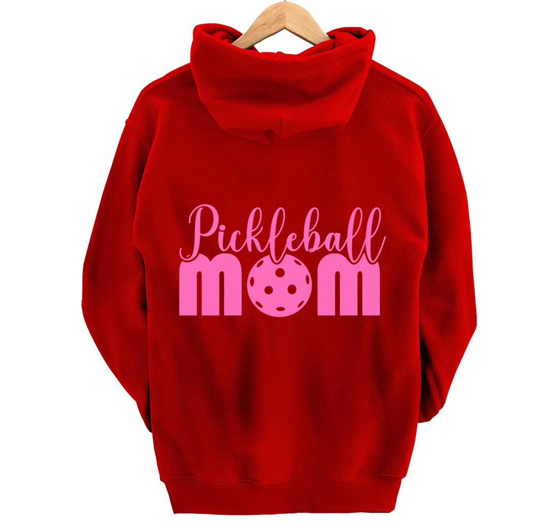 Women Pickleball Mom Funny Paddleball Dinking Sport Lover Pullover Hoodie