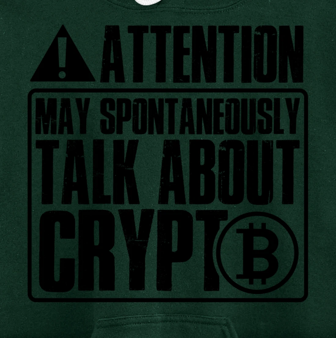 Funny may spontaneously talk about crypto Pullover Hoodie