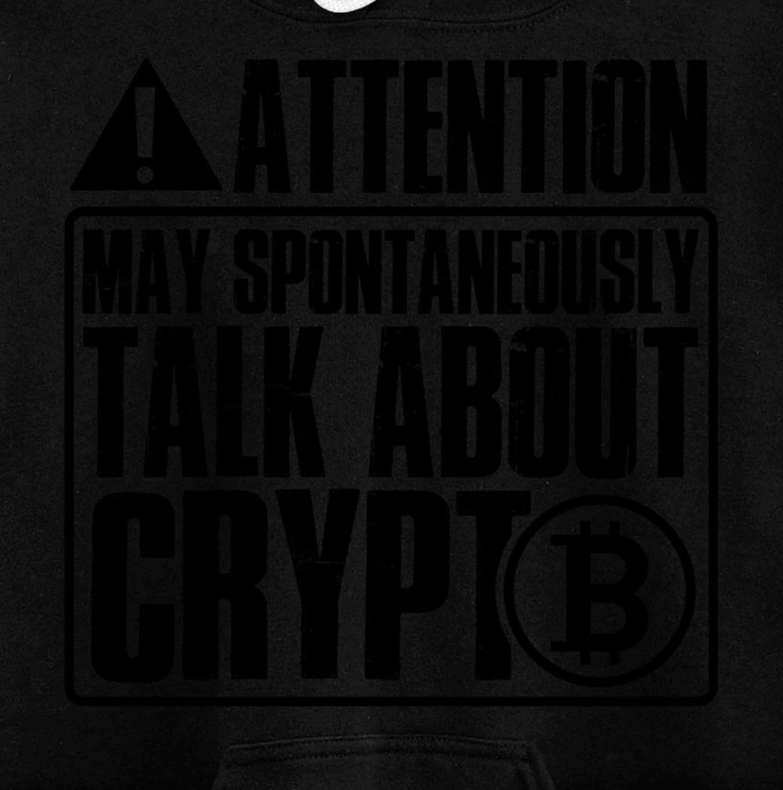 Funny may spontaneously talk about crypto Pullover Hoodie