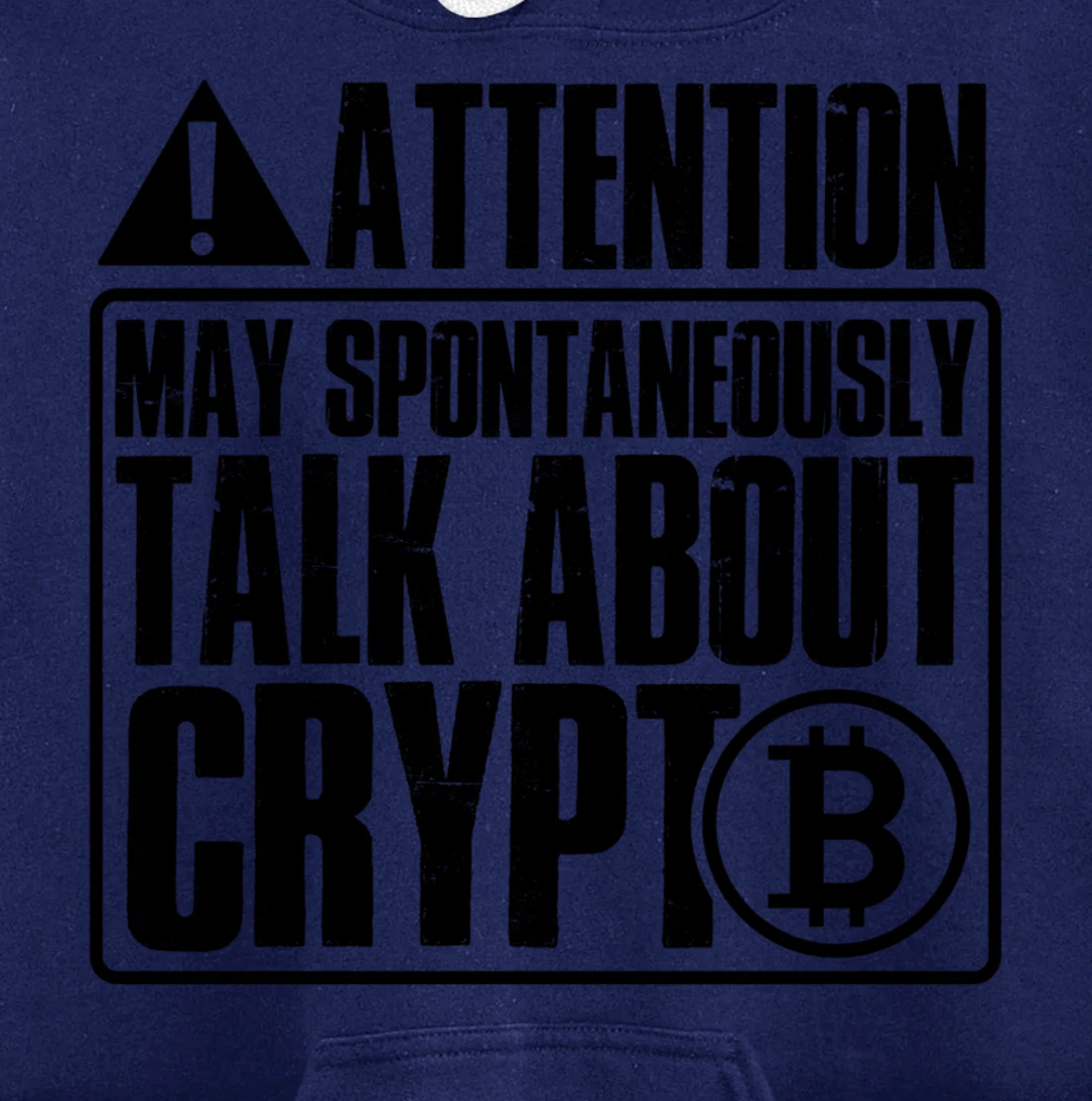 Funny may spontaneously talk about crypto Pullover Hoodie