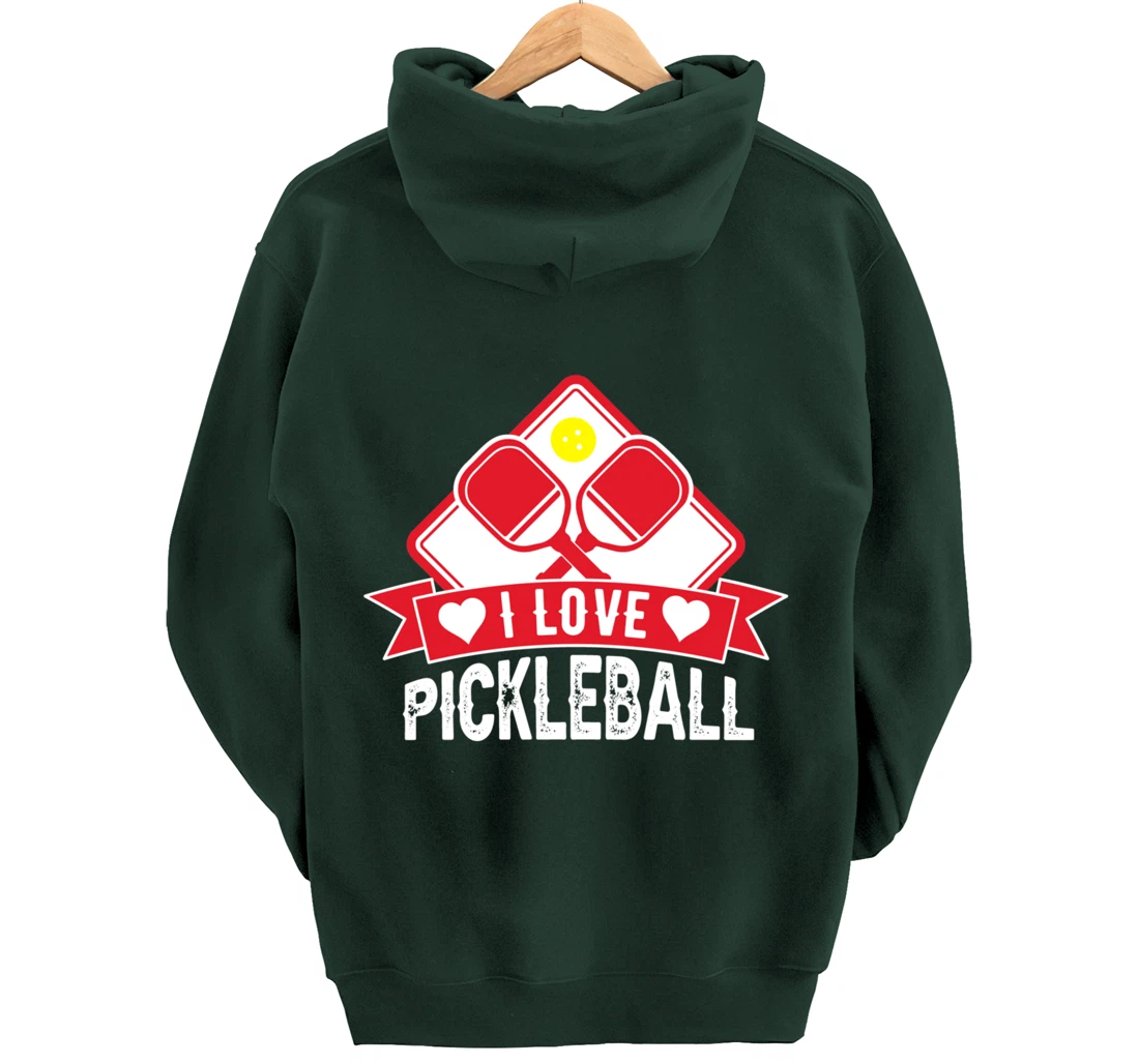 Funny Pickleball Sport Lover Paddleball Dinking Player Pullover Hoodie