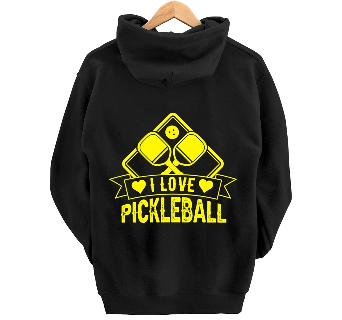 Funny Pickleball Sport Lover Paddleball Dinking Player Pullover Hoodie