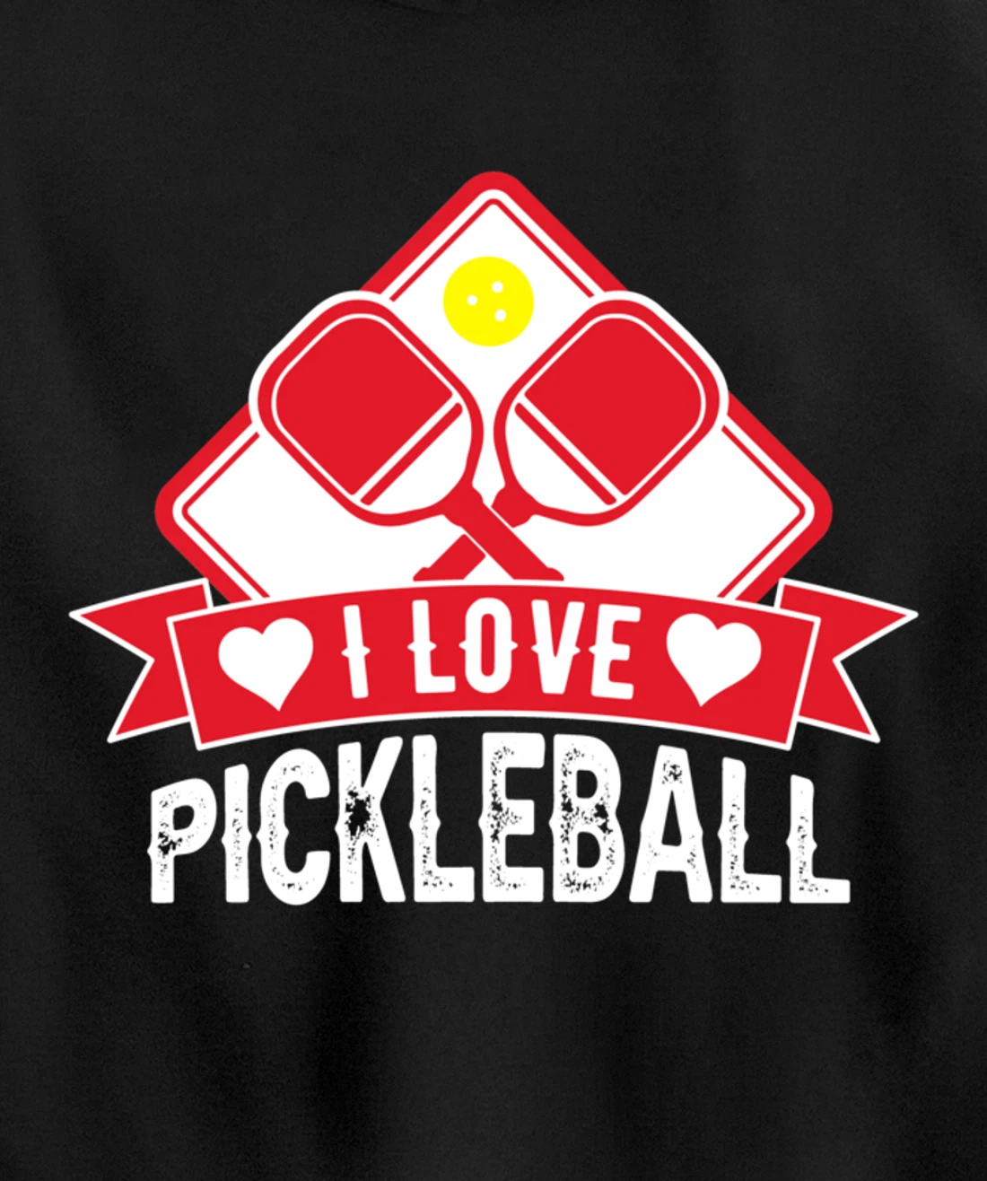 Funny Pickleball Sport Lover Paddleball Dinking Player Pullover Hoodie