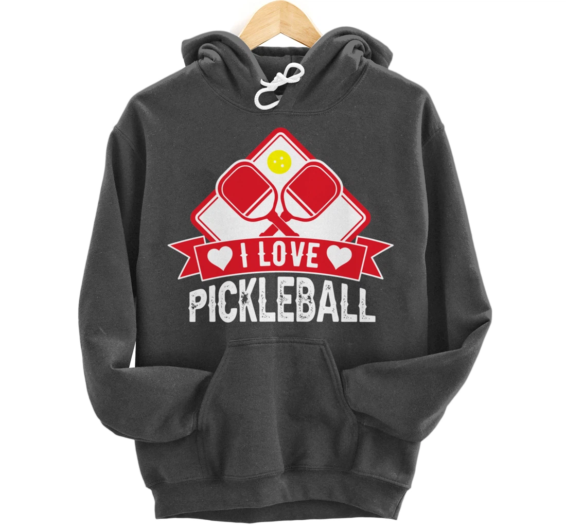 Funny Pickleball Sport Lover Paddleball Dinking Player Pullover Hoodie