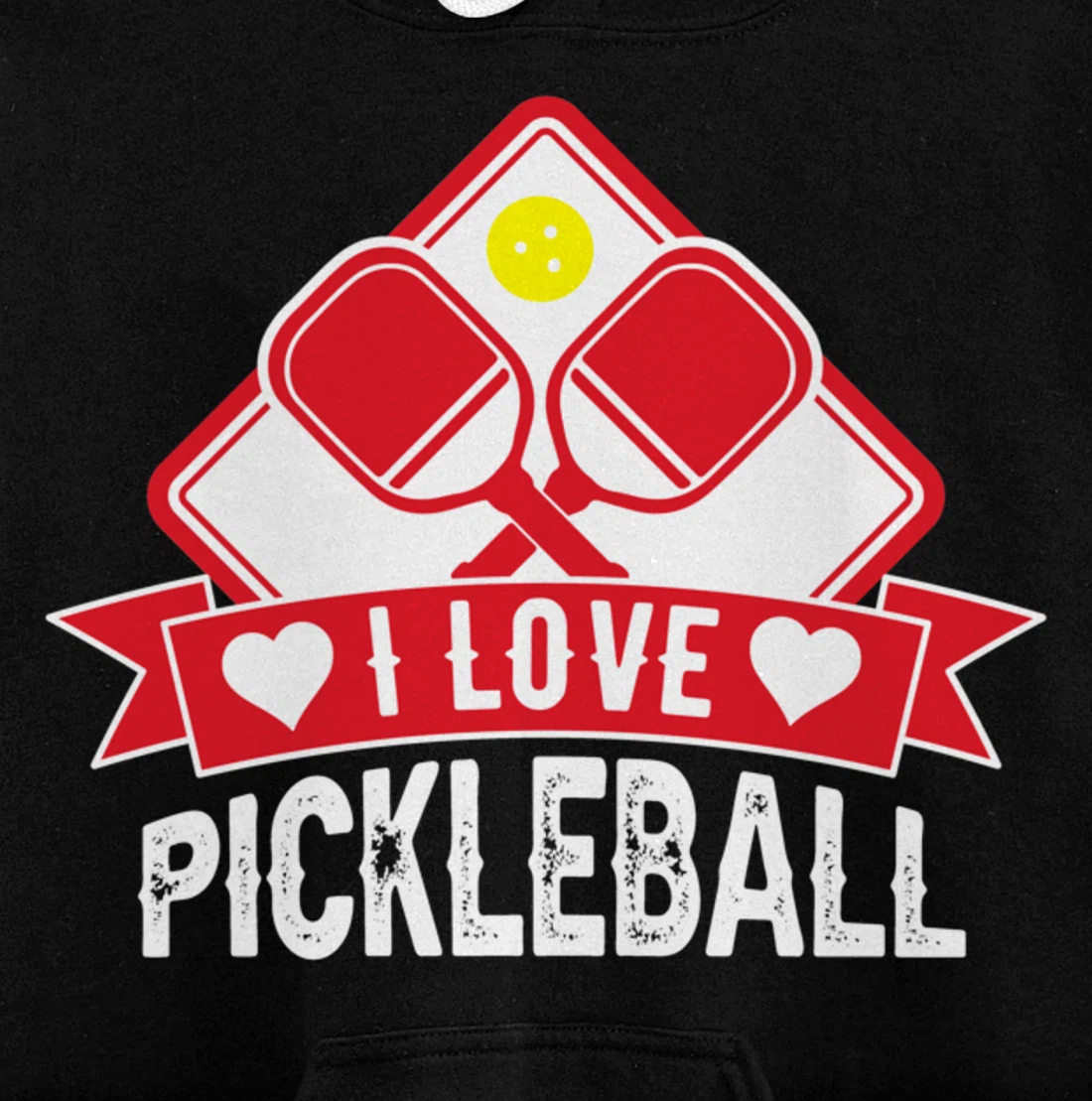 Funny Pickleball Sport Lover Paddleball Dinking Player Pullover Hoodie