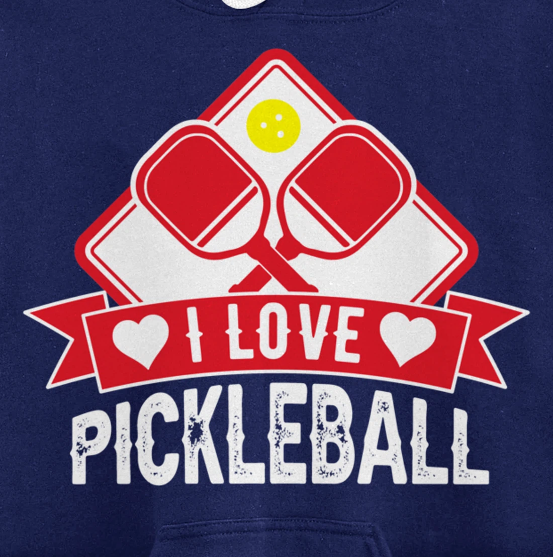 Funny Pickleball Sport Lover Paddleball Dinking Player Pullover Hoodie