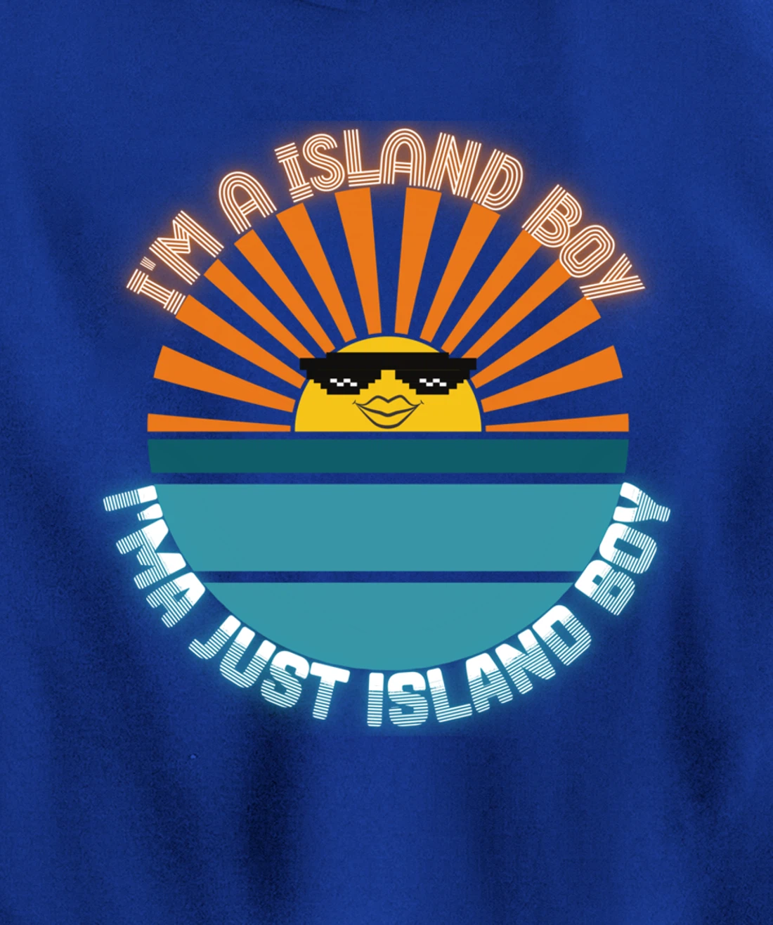 I'm An Island Boy Just Island Boi Caribbean Funny 2021 Meme Pullover Hoodie