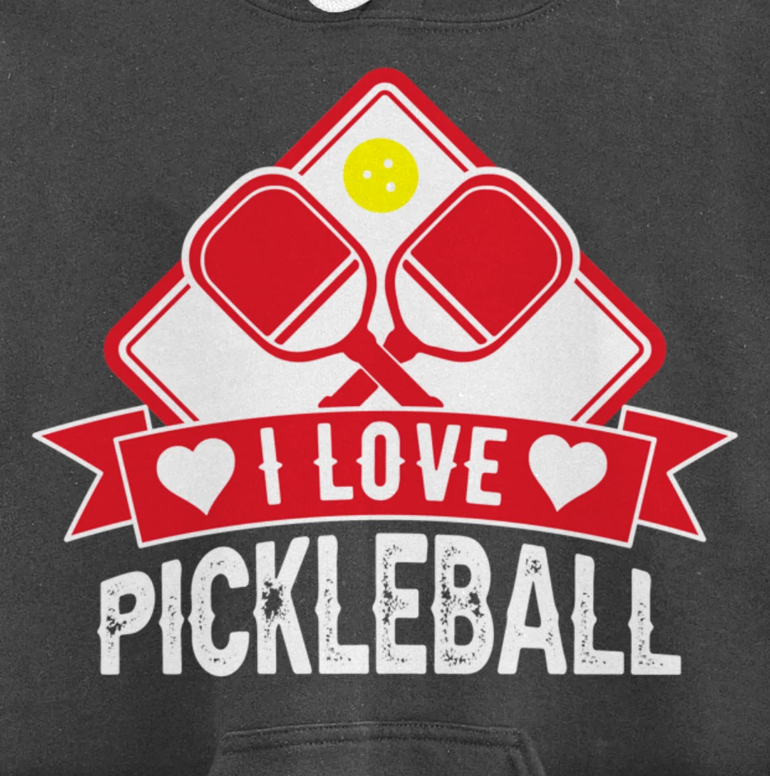 Funny Pickleball Sport Lover Paddleball Dinking Player Pullover Hoodie