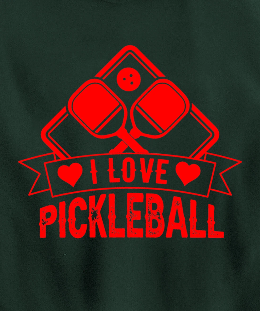 Funny Pickleball Sport Lover Paddleball Dinking Player Pullover Hoodie