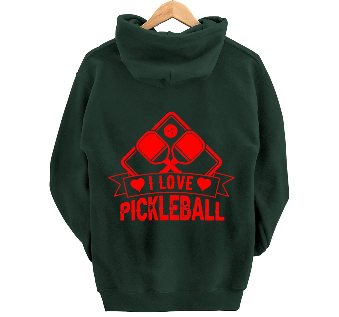 Funny Pickleball Sport Lover Paddleball Dinking Player Pullover Hoodie