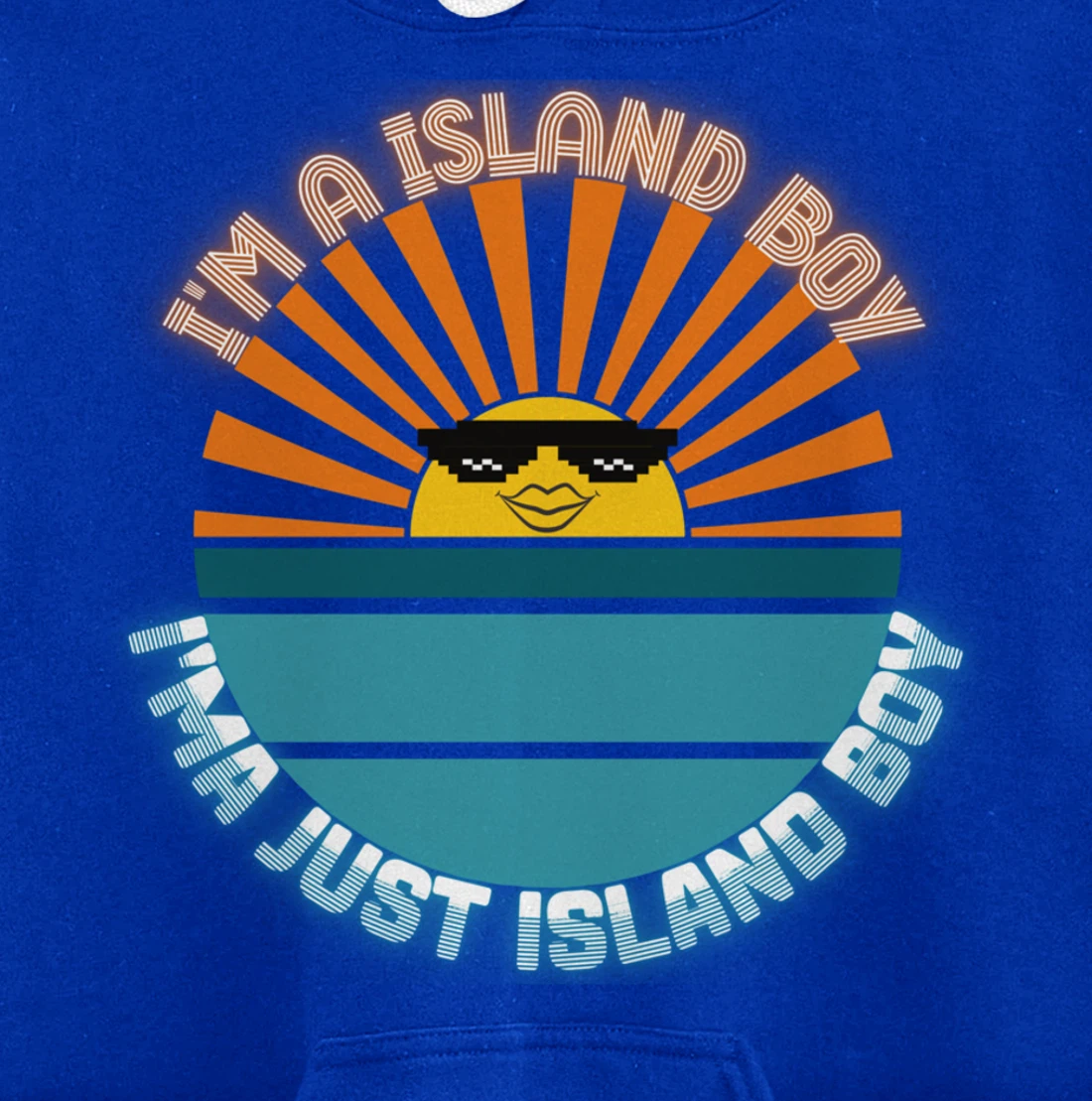 I'm An Island Boy Just Island Boi Caribbean Funny 2021 Meme Pullover Hoodie