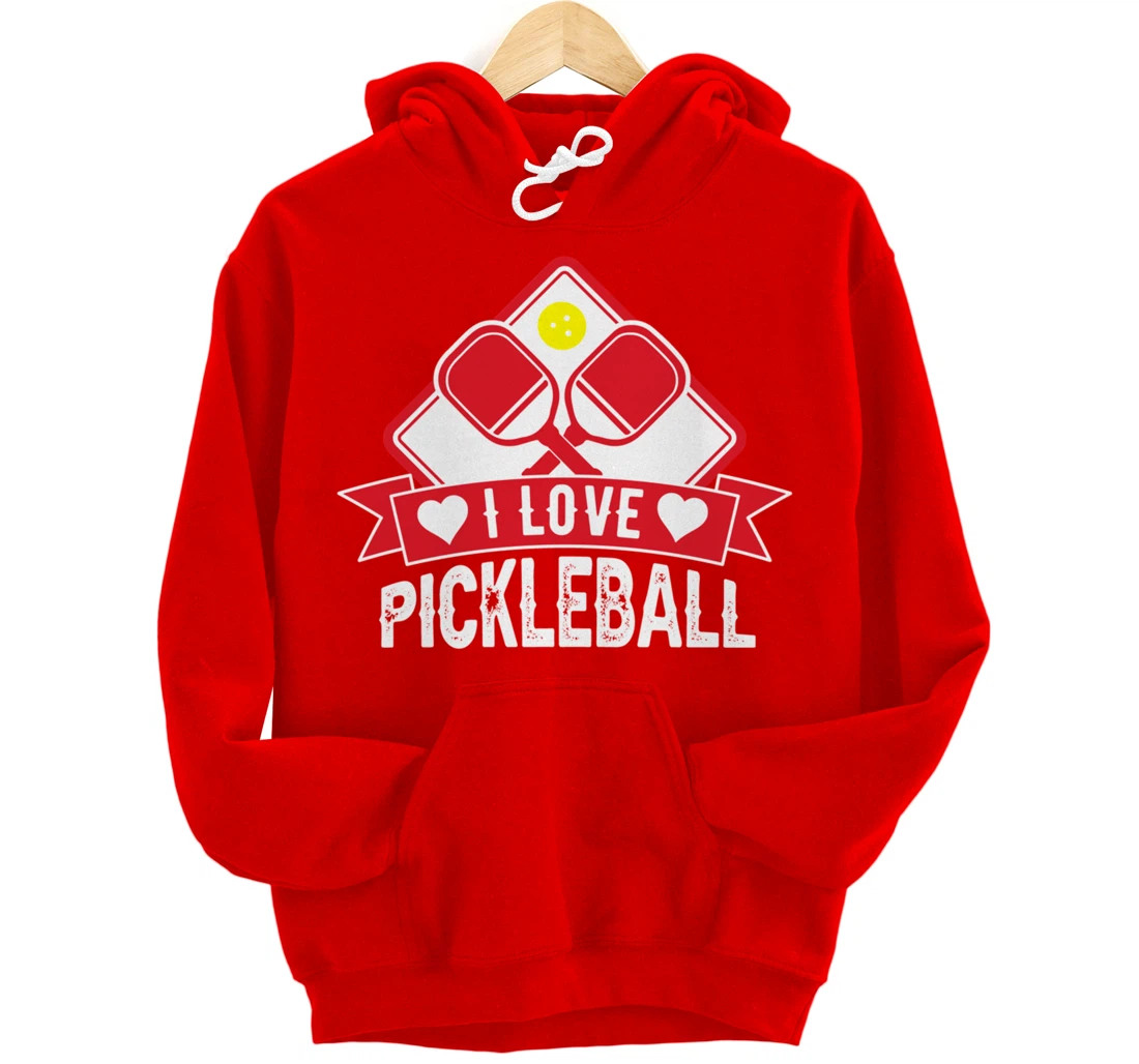 Funny Pickleball Sport Lover Paddleball Dinking Player Pullover Hoodie