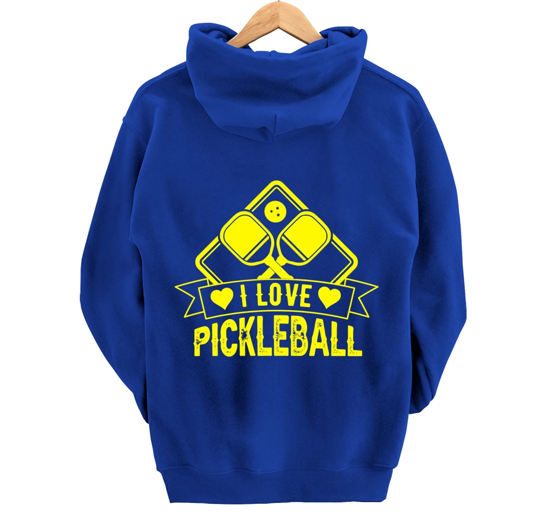 Funny Pickleball Sport Lover Paddleball Dinking Player Pullover Hoodie