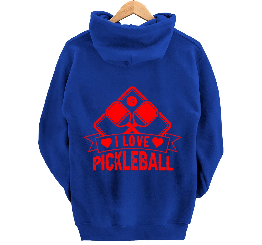 Funny Pickleball Sport Lover Paddleball Dinking Player Pullover Hoodie