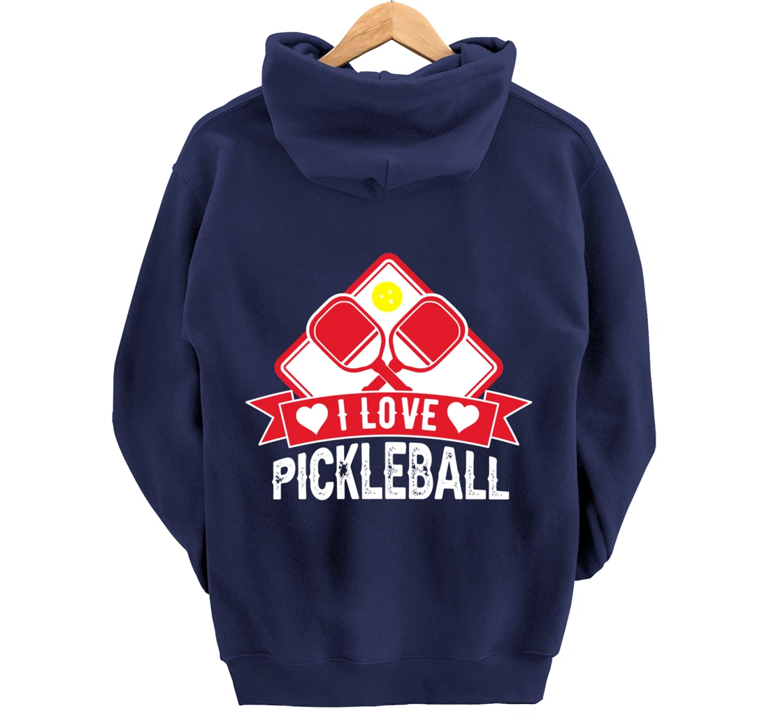 Funny Pickleball Sport Lover Paddleball Dinking Player Pullover Hoodie