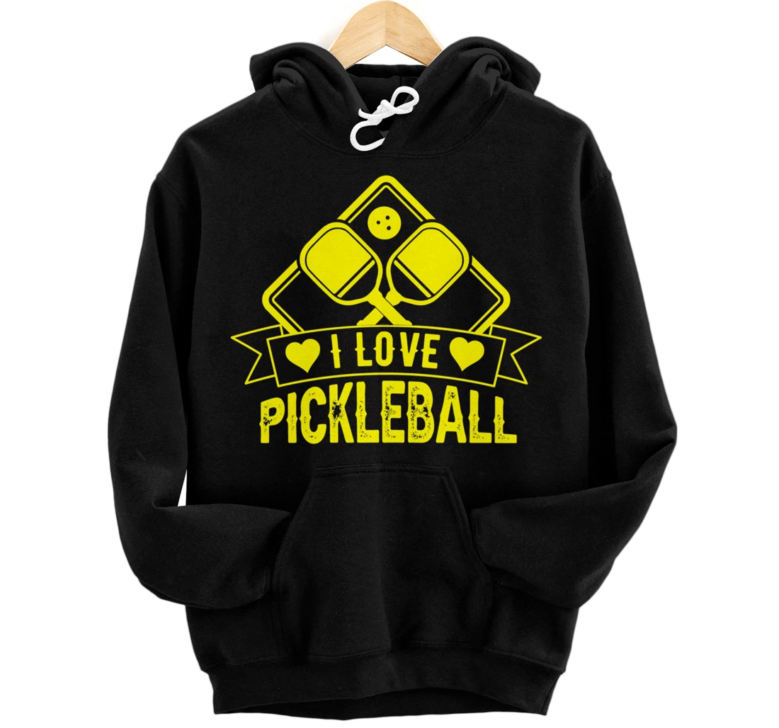 Funny Pickleball Sport Lover Paddleball Dinking Player Pullover Hoodie