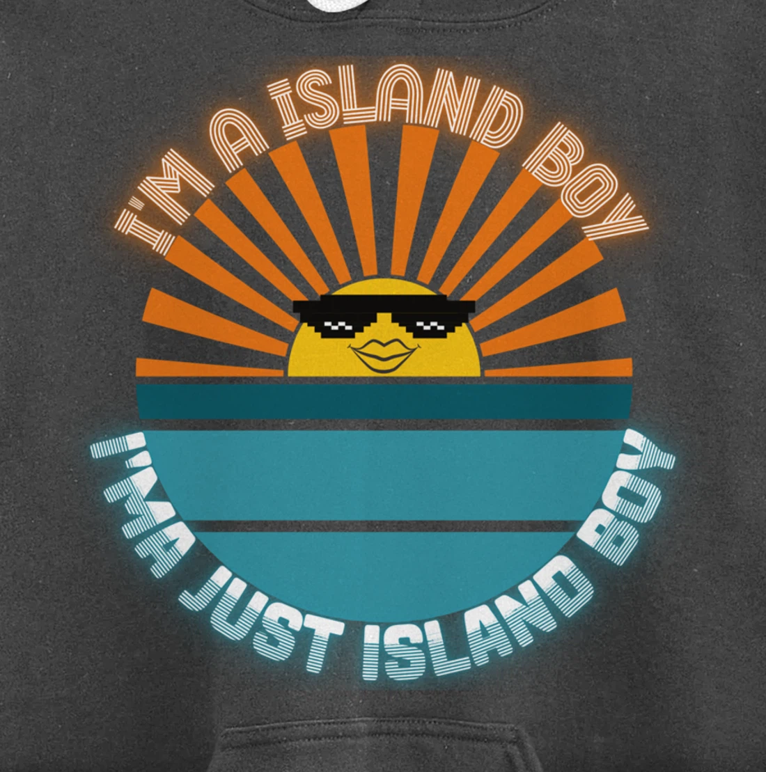 I'm An Island Boy Just Island Boi Caribbean Funny 2021 Meme Pullover Hoodie
