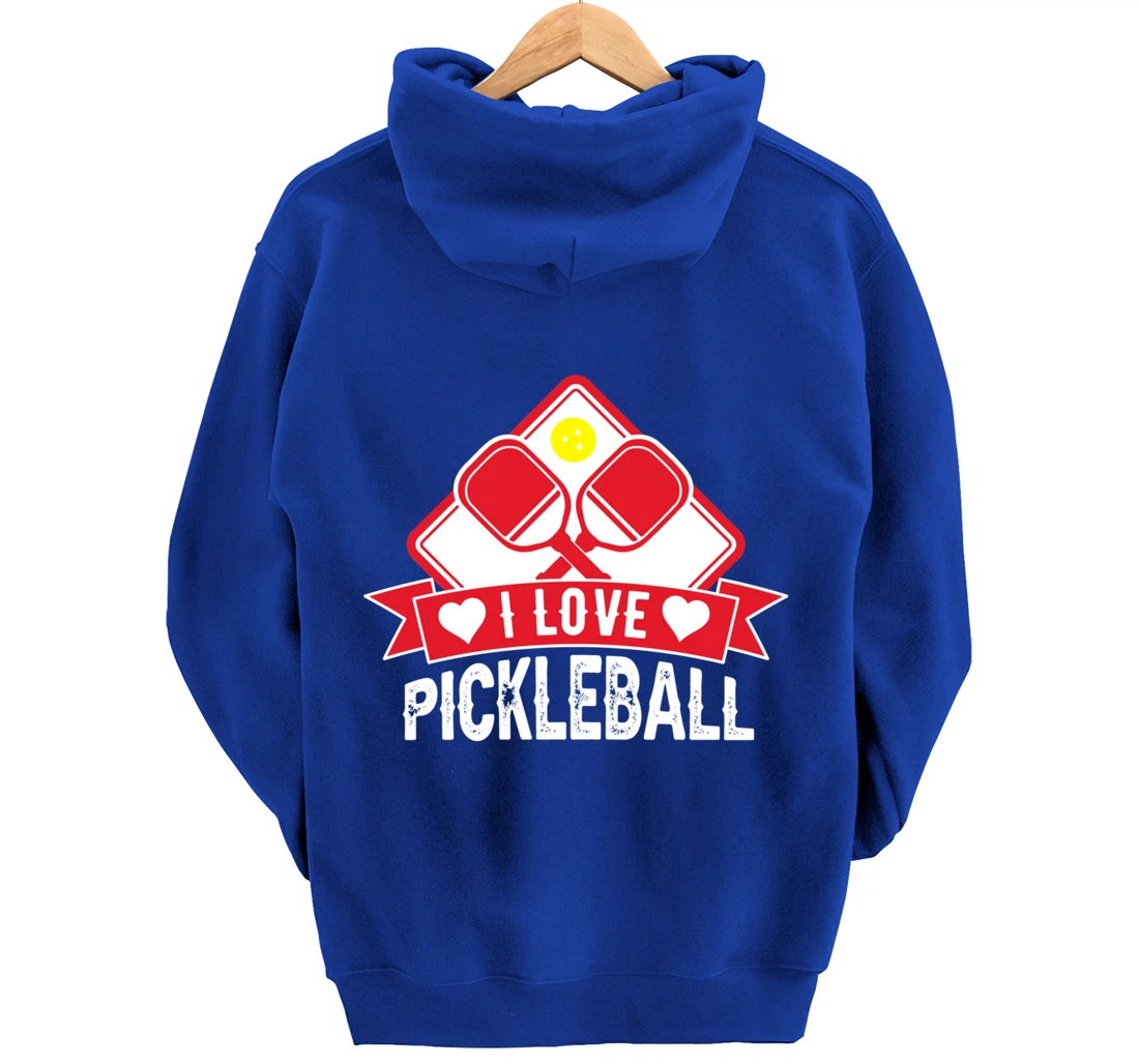 Funny Pickleball Sport Lover Paddleball Dinking Player Pullover Hoodie