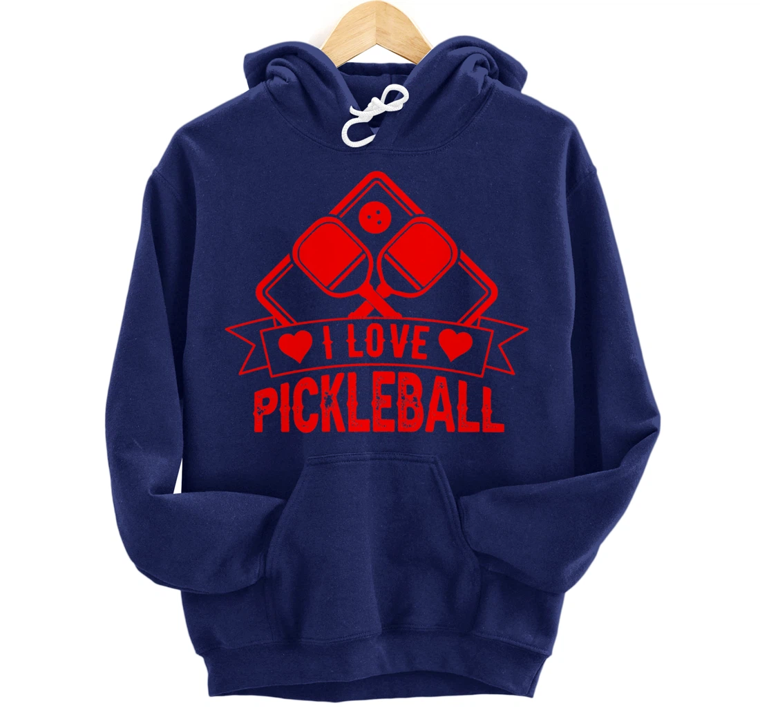 Funny Pickleball Sport Lover Paddleball Dinking Player Pullover Hoodie