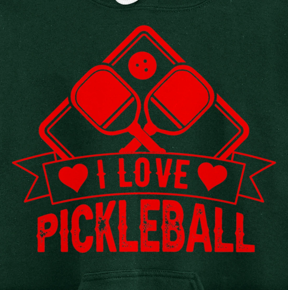 Funny Pickleball Sport Lover Paddleball Dinking Player Pullover Hoodie