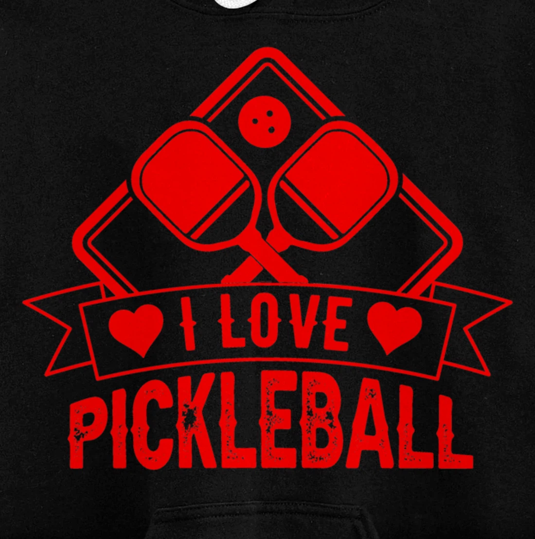 Funny Pickleball Sport Lover Paddleball Dinking Player Pullover Hoodie