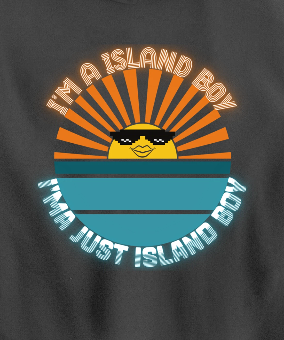 I'm An Island Boy Just Island Boi Caribbean Funny 2021 Meme Pullover Hoodie