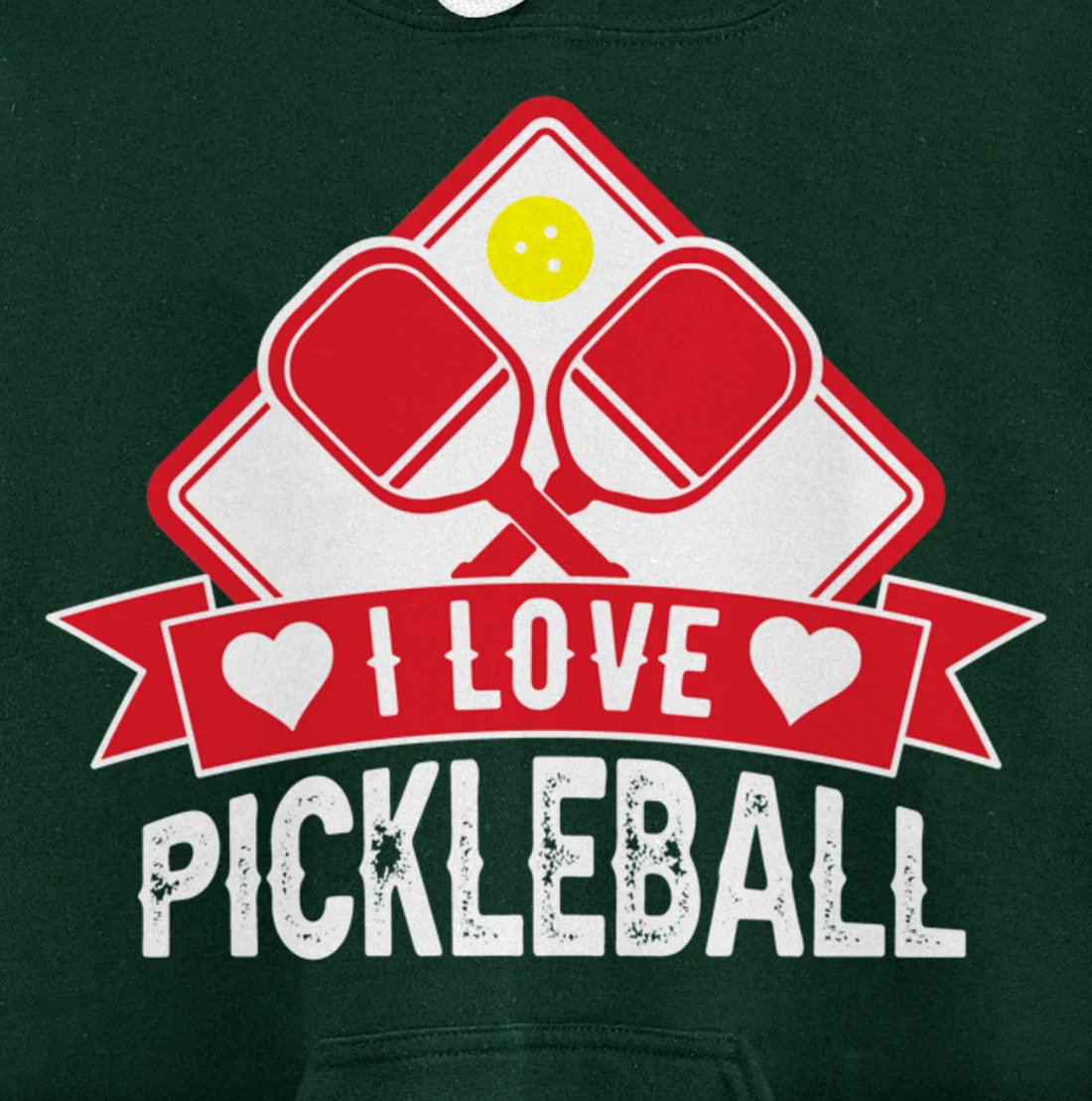 Funny Pickleball Sport Lover Paddleball Dinking Player Pullover Hoodie