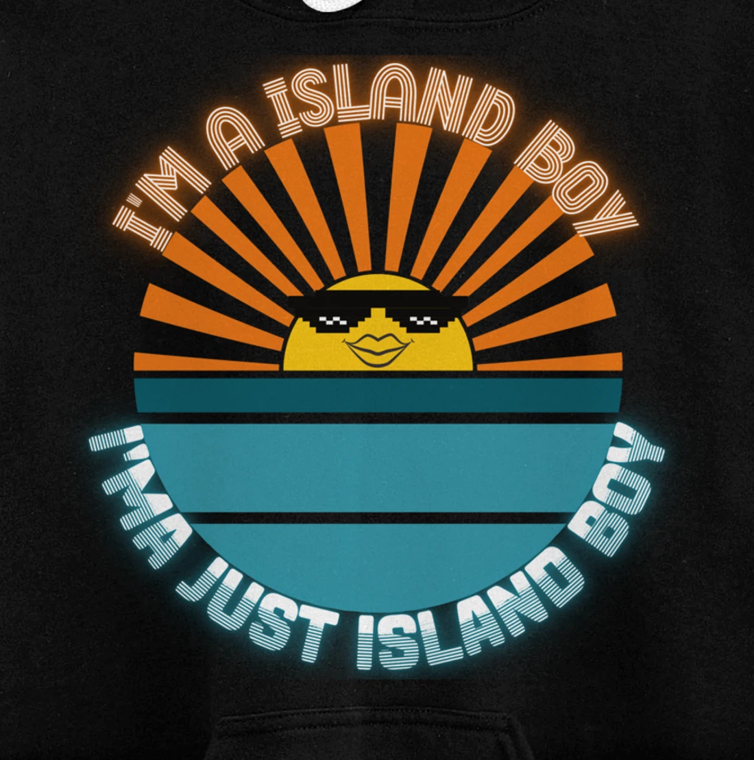 I'm An Island Boy Just Island Boi Caribbean Funny 2021 Meme Pullover Hoodie