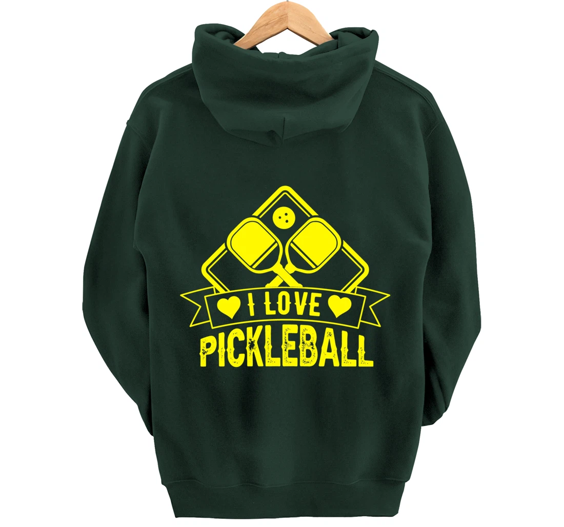 Funny Pickleball Sport Lover Paddleball Dinking Player Pullover Hoodie