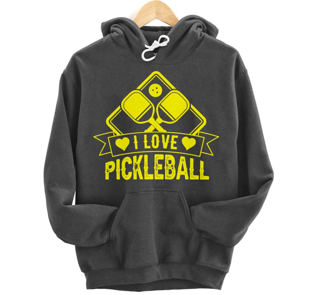 Funny Pickleball Sport Lover Paddleball Dinking Player Pullover Hoodie