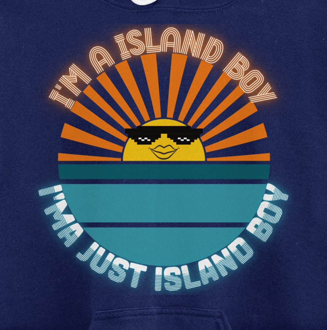 I'm An Island Boy Just Island Boi Caribbean Funny 2021 Meme Pullover Hoodie