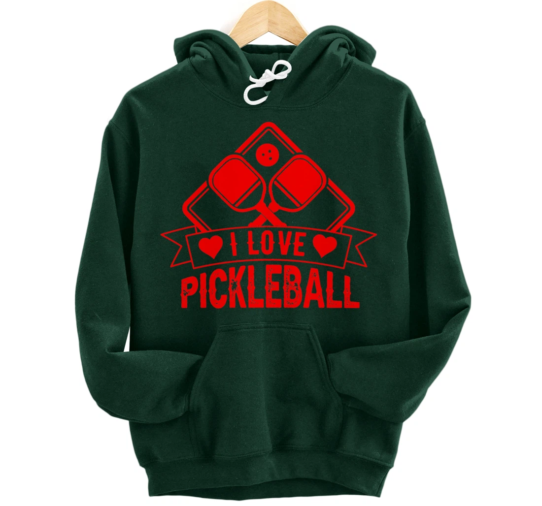 Funny Pickleball Sport Lover Paddleball Dinking Player Pullover Hoodie