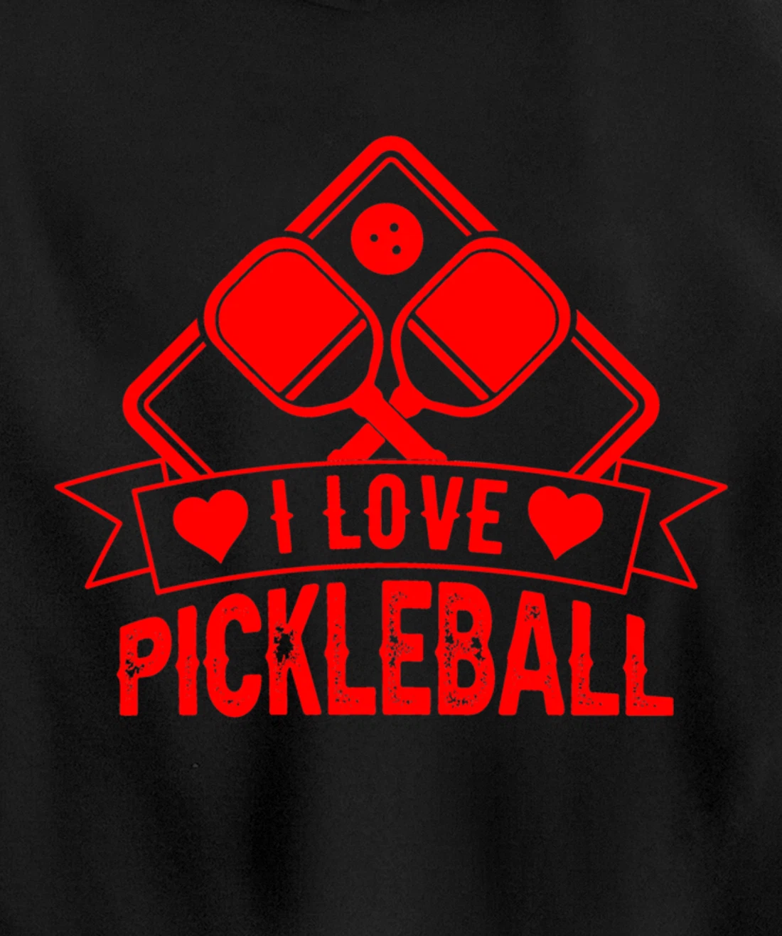Funny Pickleball Sport Lover Paddleball Dinking Player Pullover Hoodie