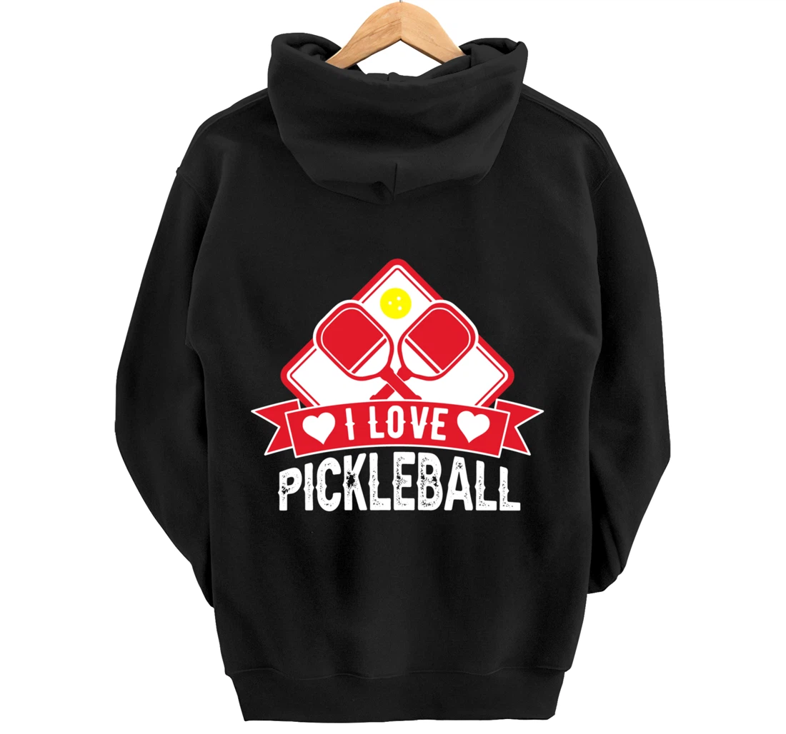 Funny Pickleball Sport Lover Paddleball Dinking Player Pullover Hoodie