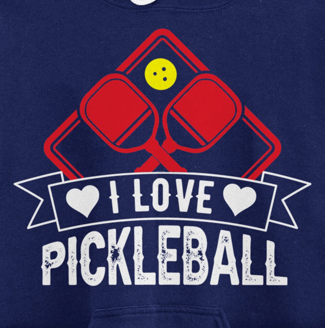 Funny Pickleball Sport Lover Paddleball Dinking Player Pullover Hoodie