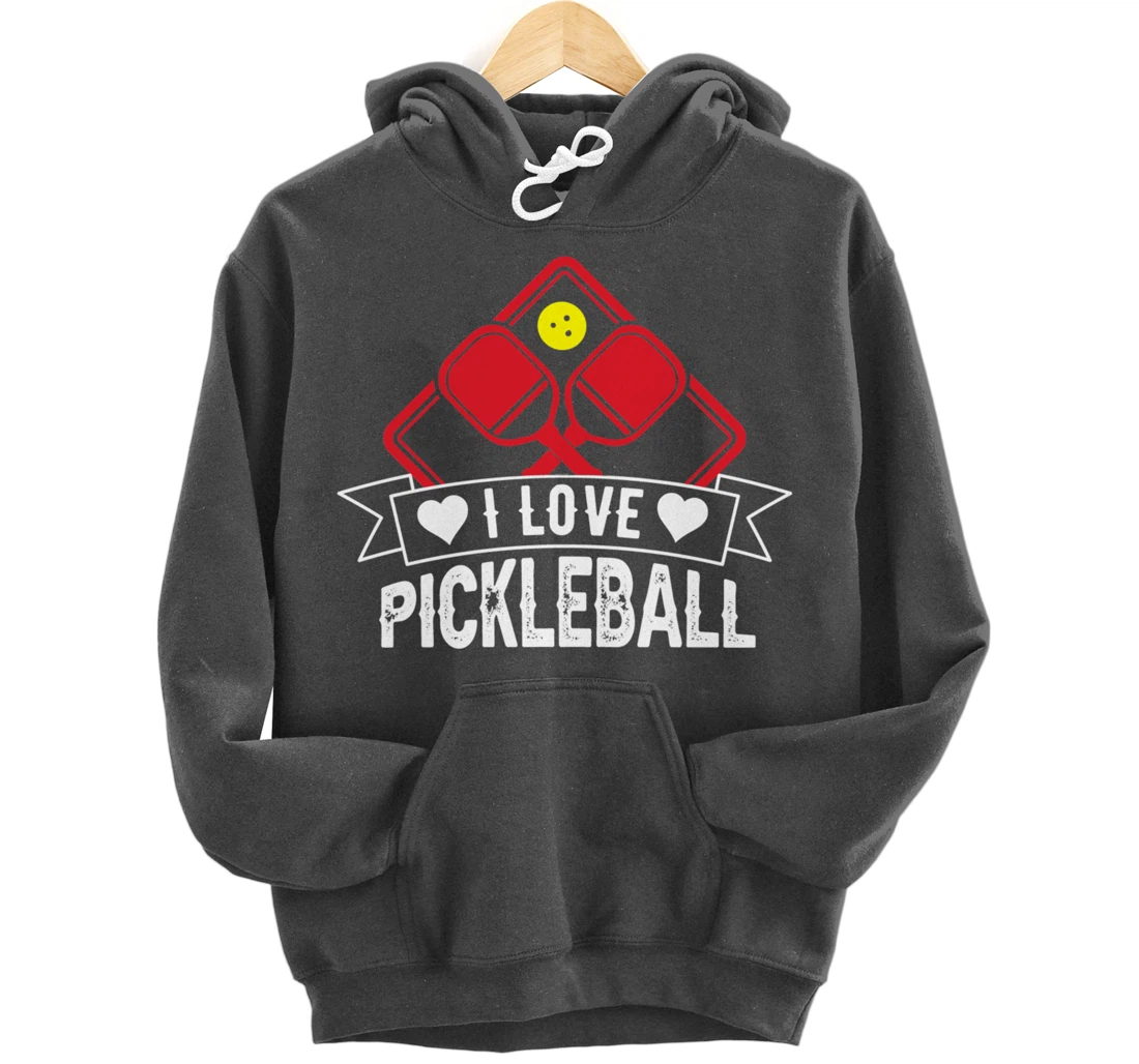 Funny Pickleball Sport Lover Paddleball Dinking Player Pullover Hoodie