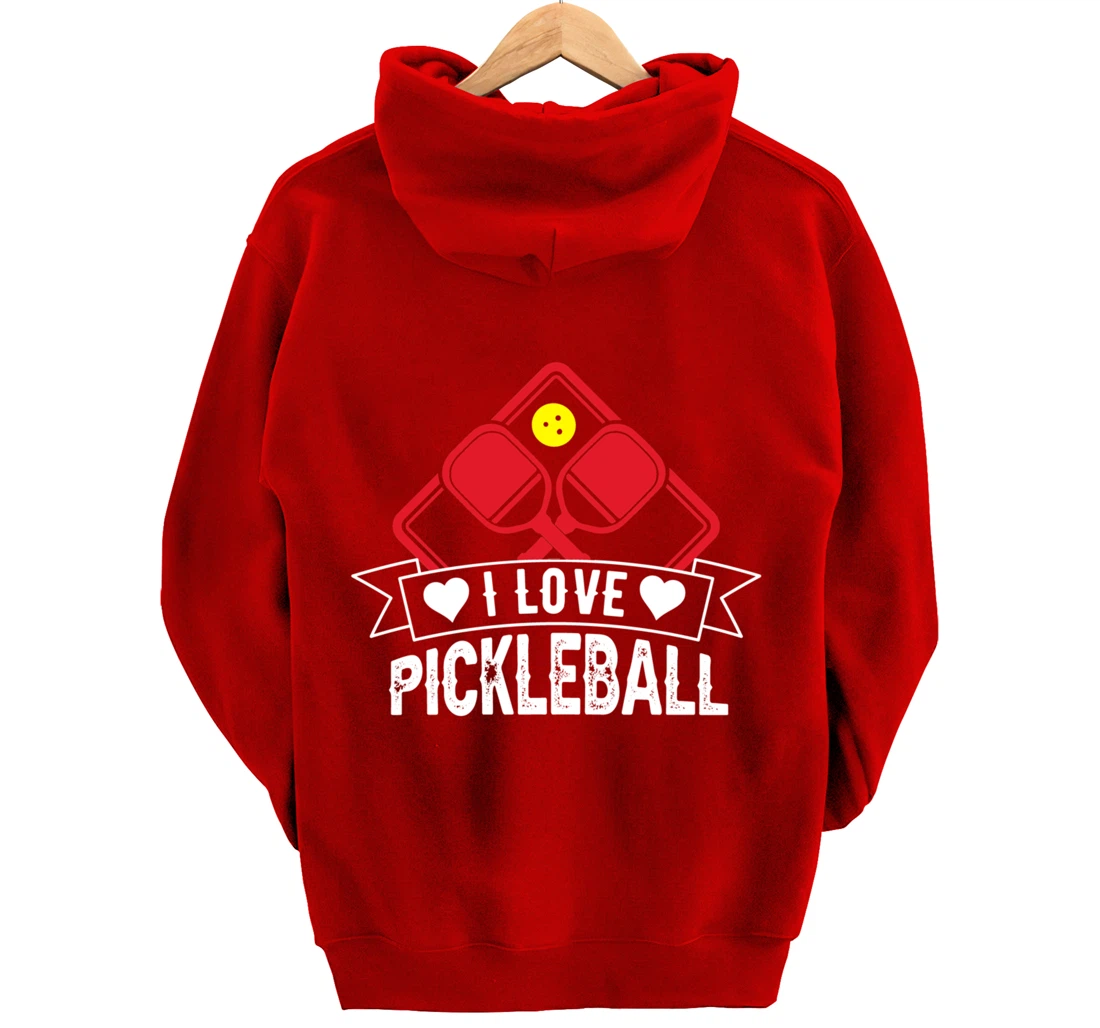 Funny Pickleball Sport Lover Paddleball Dinking Player Pullover Hoodie