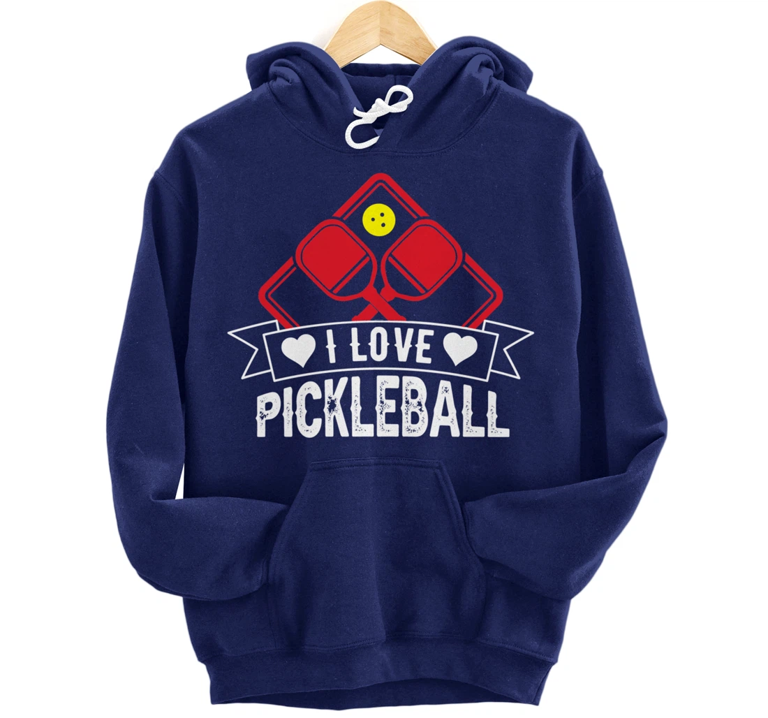 Funny Pickleball Sport Lover Paddleball Dinking Player Pullover Hoodie