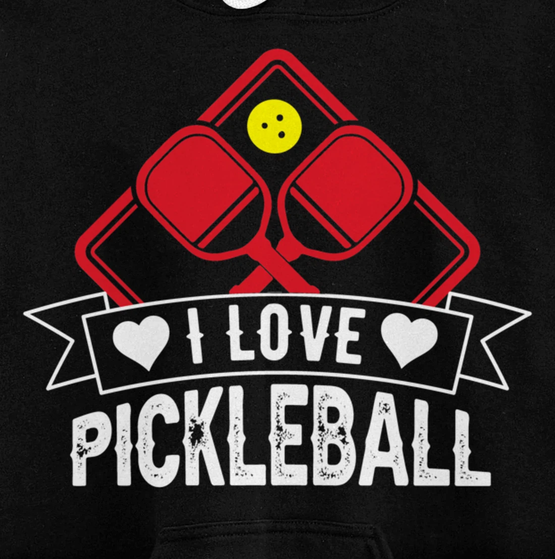 Funny Pickleball Sport Lover Paddleball Dinking Player Pullover Hoodie