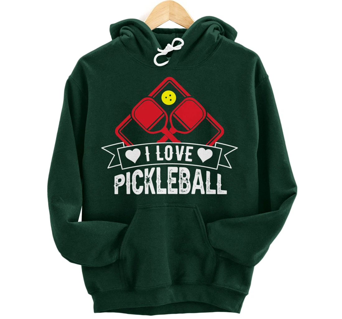 Funny Pickleball Sport Lover Paddleball Dinking Player Pullover Hoodie