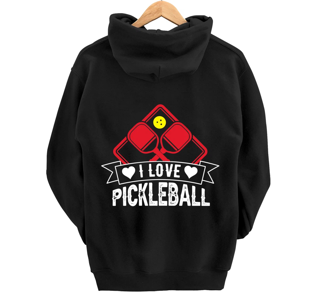 Funny Pickleball Sport Lover Paddleball Dinking Player Pullover Hoodie