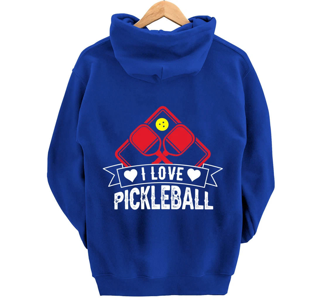 Funny Pickleball Sport Lover Paddleball Dinking Player Pullover Hoodie
