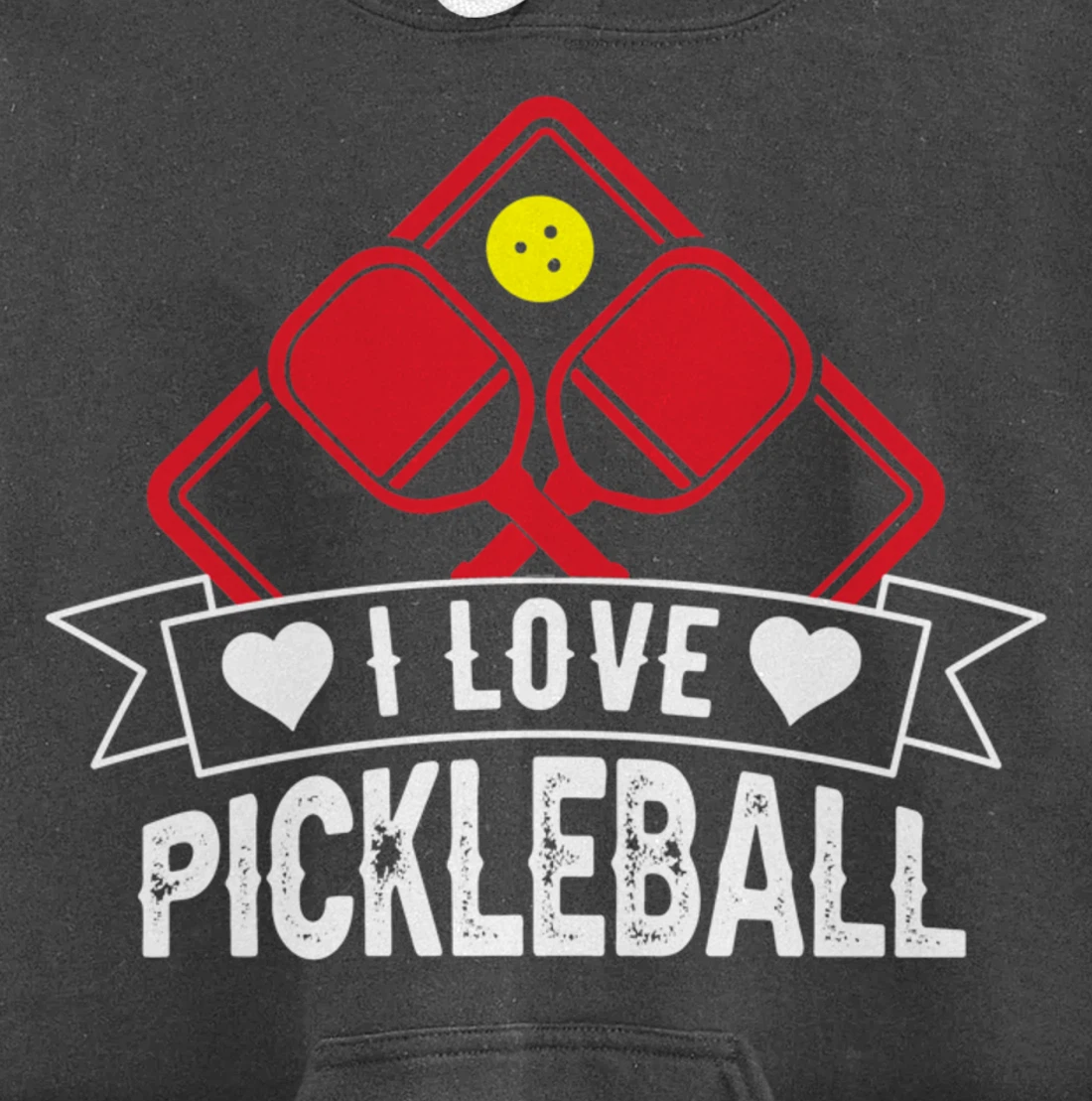 Funny Pickleball Sport Lover Paddleball Dinking Player Pullover Hoodie