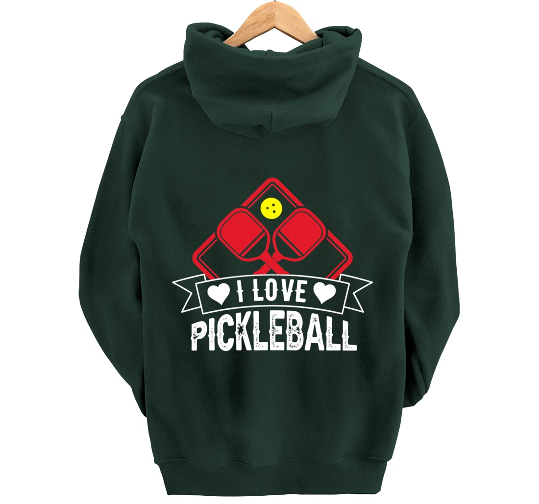Funny Pickleball Sport Lover Paddleball Dinking Player Pullover Hoodie
