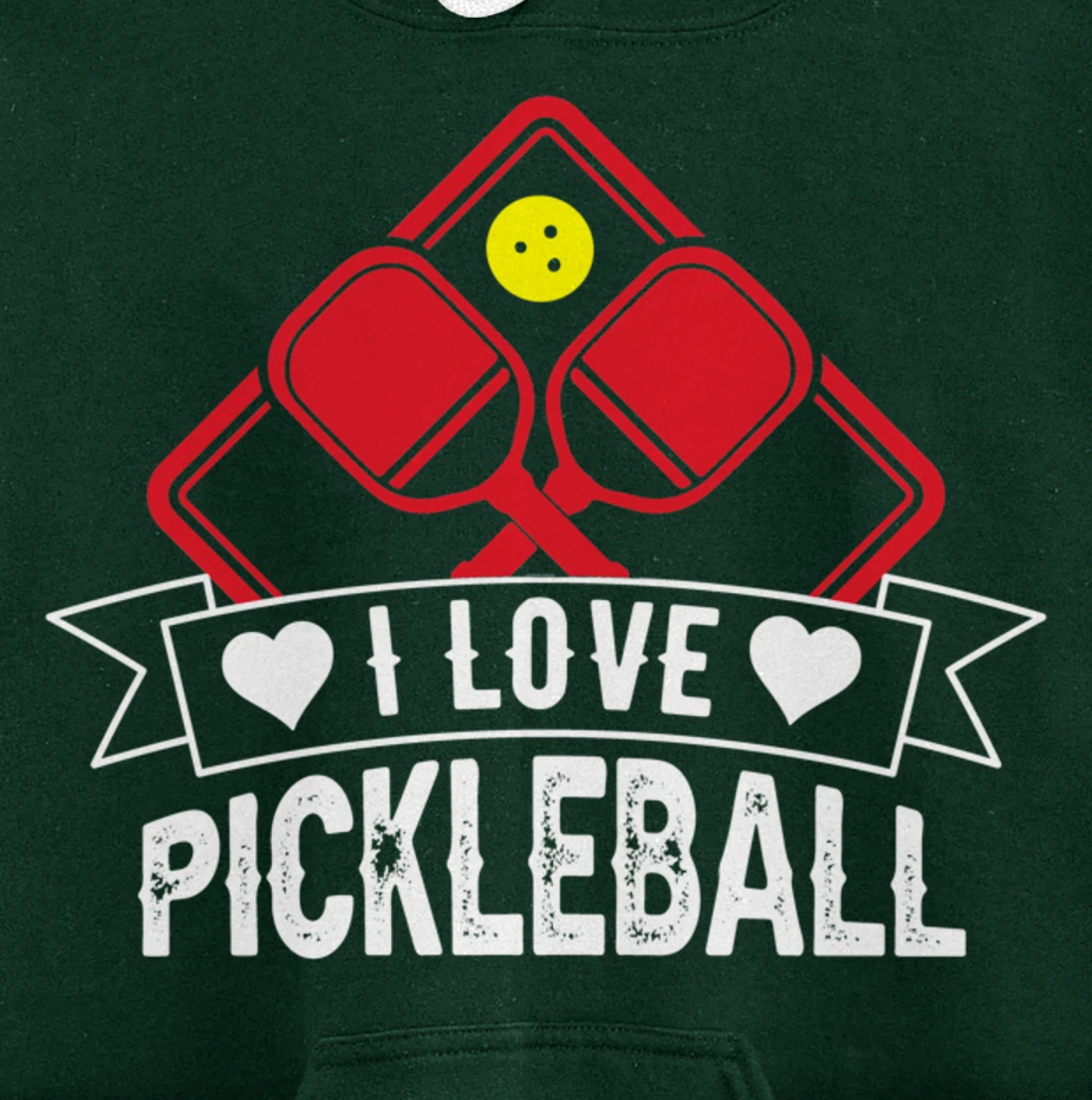 Funny Pickleball Sport Lover Paddleball Dinking Player Pullover Hoodie