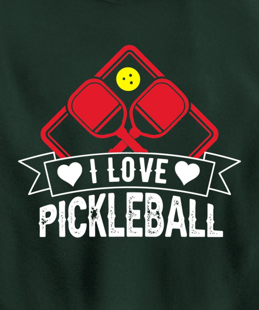Funny Pickleball Sport Lover Paddleball Dinking Player Pullover Hoodie