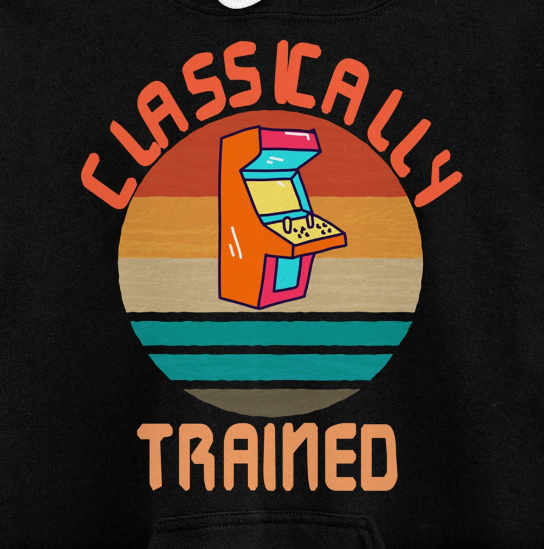 Classically Trained - Retro Vintage Gaming Gamer Pullover Hoodie